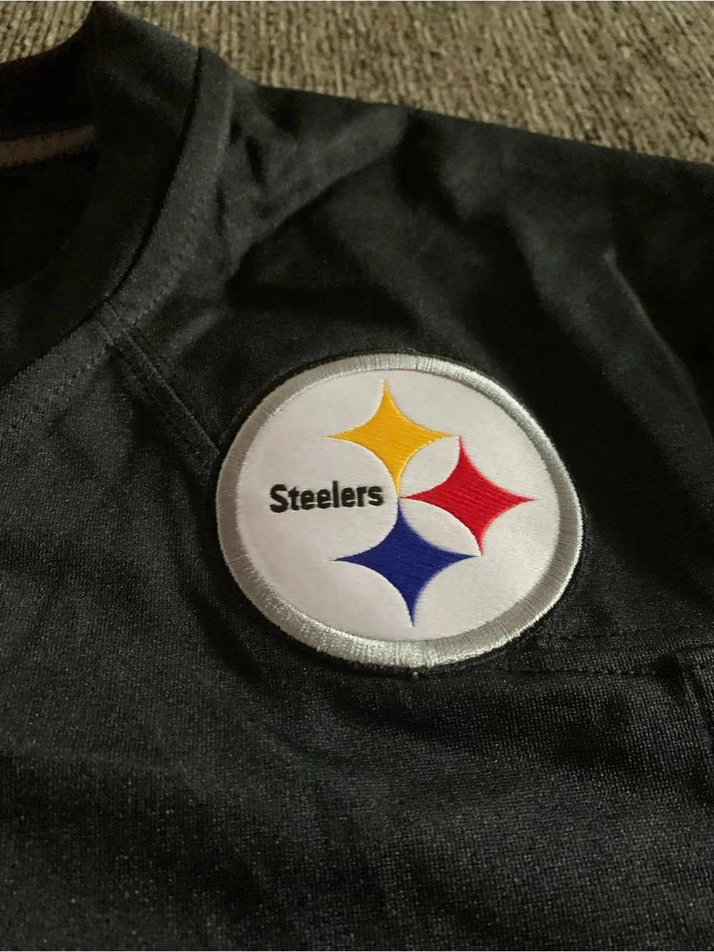 black Nike NFL On Field Pittsburgh Steelers Blank Jersey